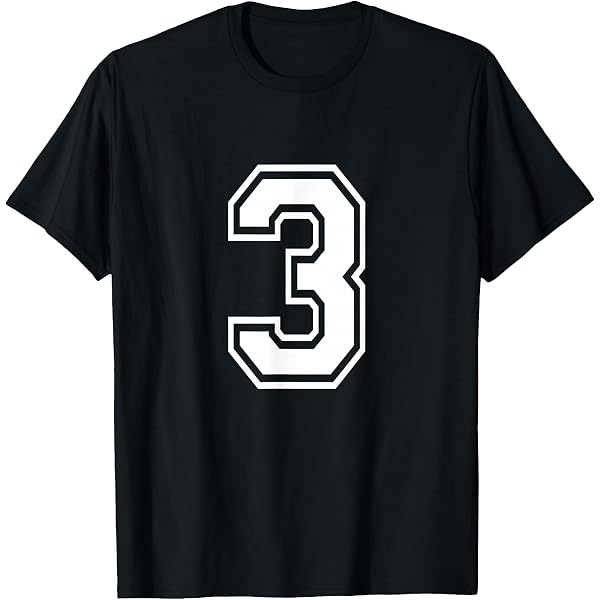 Amazon.com: Number #8 White Green Varsity Number T-Shirt